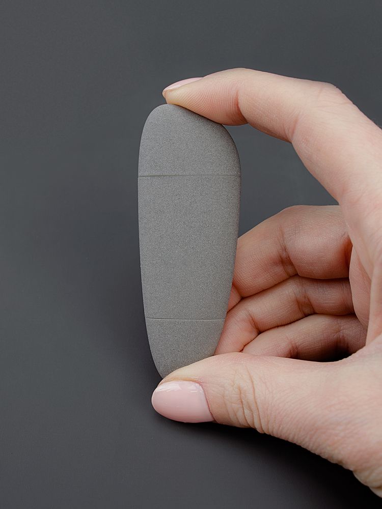Флешка Pebble Universal, USB 3.0, серая, 64 Гб - купить оптом