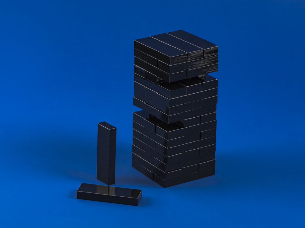 Игра Acrylic Tower, черная - купить оптом