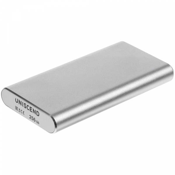Портативный внешний диск SSD Uniscend Drop, 256 Гб, серебристый - купить оптом