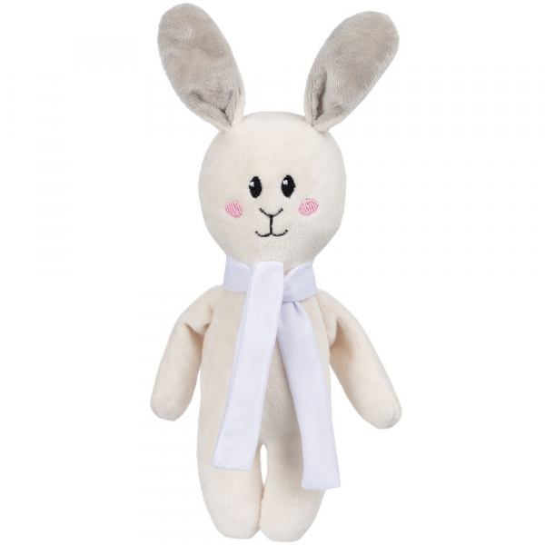 Мягкая игрушка Beastie Toys, заяц с белым шарфом - купить оптом