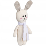Мягкая игрушка Beastie Toys, заяц с белым шарфом, фото 1