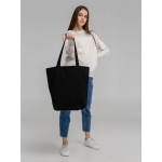 Сумка для покупок на молнии Shopaholic Zip, черная, фото 7
