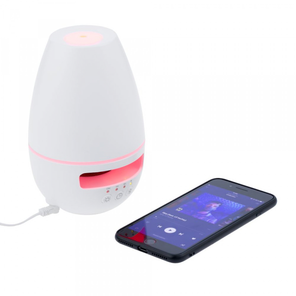Увлажнитель с колонкой и подсветкой tuneMist, белый - купить оптом