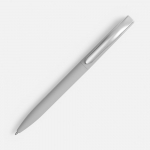 Ручка шариковая Pin Soft Touch, серая, фото 1