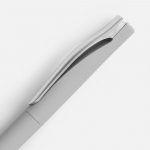 Ручка шариковая Pin Soft Touch, серая, фото 2