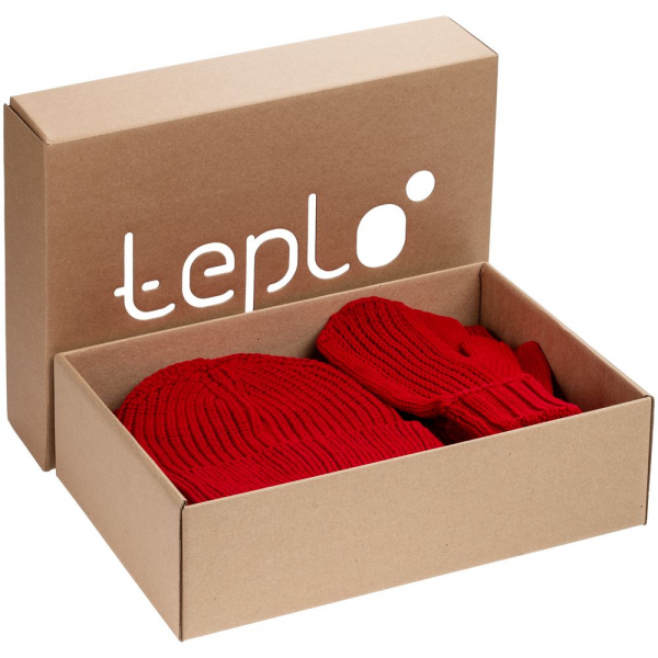 Коробка Teplo, большая, крафт - купить оптом