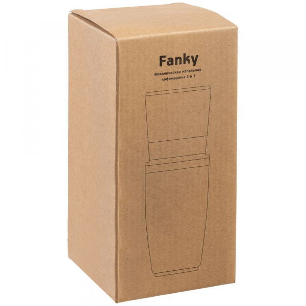 Капельная кофеварка Fanky 3 в 1, черная, в упаковке - купить оптом