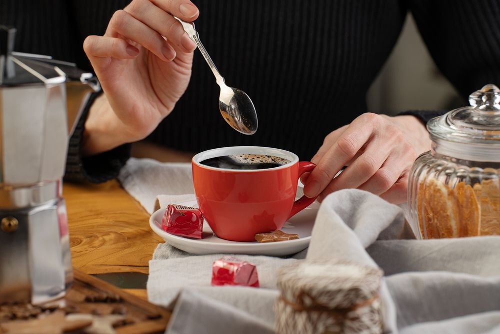 Чайная пара Cozy Morning, красная - купить оптом