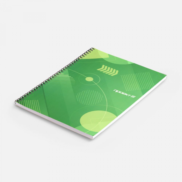 Блокнот на заказ Sketch Print M, в клетку - купить оптом