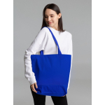 Сумка для покупок на молнии Shopaholic Zip, синяя, фото 5