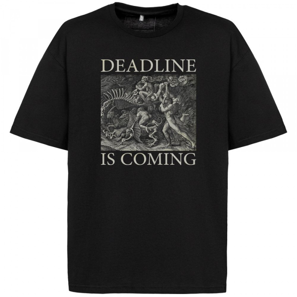 Футболка оверсайз Deadline, черная - купить оптом