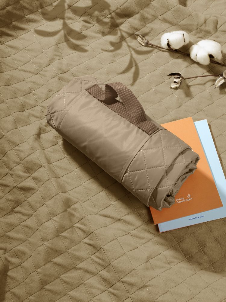 Плед для пикника Comfy, бежевый - купить оптом