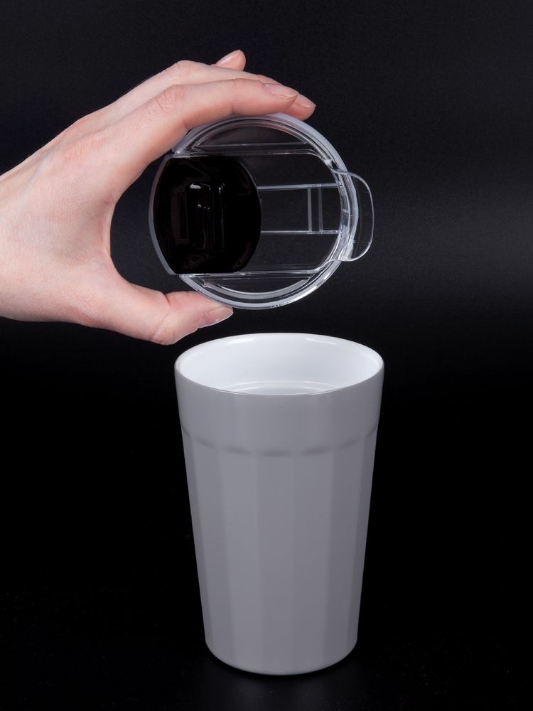 Термостакан iconyMug, серый - купить оптом
