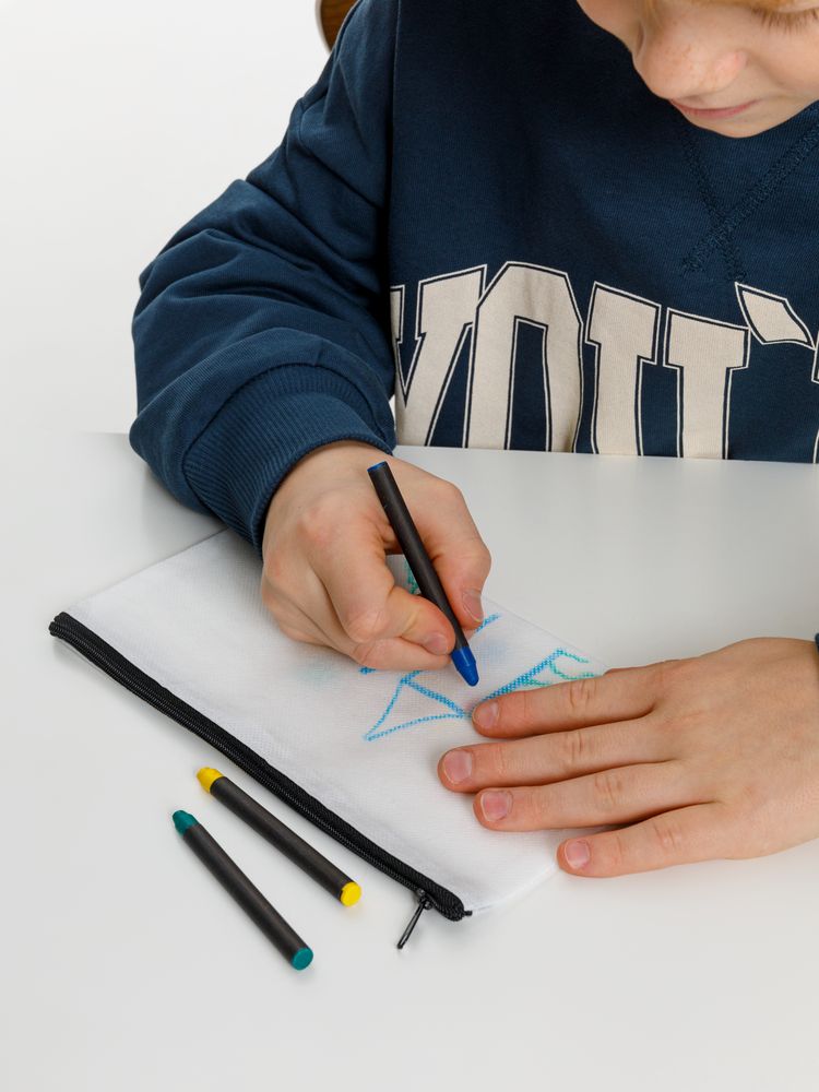 Пенал для раскрашивания Create, белый - купить оптом
