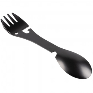 Походный столовый прибор Full Spoon, черный - купить оптом