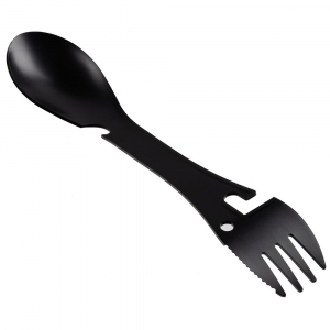 Походный столовый прибор Full Spoon, черный - купить оптом