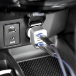 Автомобильное зарядное устройство Branchy с разъемом Type-C, белое, фото 6