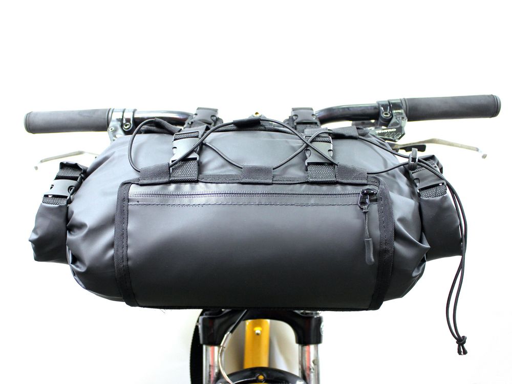 Сумка на руль BikePaсking 12, черная - купить оптом