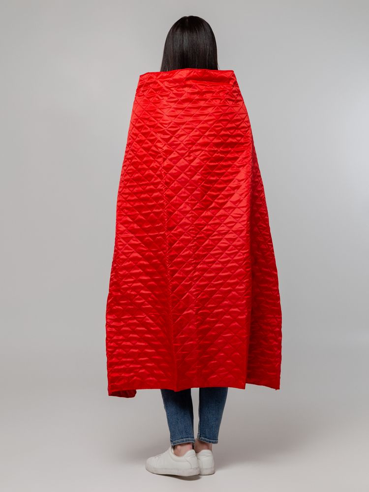 Плед-пончо для пикника SnapCoat, красный - купить оптом