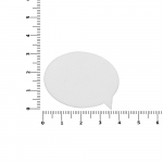 Наклейка тканевая Lunga Bubble, M, белая, фото 1