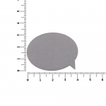 Наклейка тканевая Lunga Bubble, M, серая, фото 1
