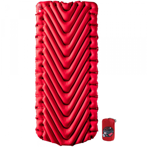Надувной коврик Insulated Static V Luxe, красный - купить оптом