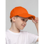Бейсболка детская Capture Kids, оранжевая, фото 4