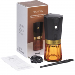 Портативная кофемолка Electric Coffee Grinder, черная с оранжевым, фото 4