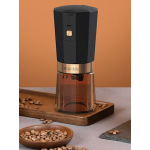 Портативная кофемолка Electric Coffee Grinder, черная с оранжевым, фото 7