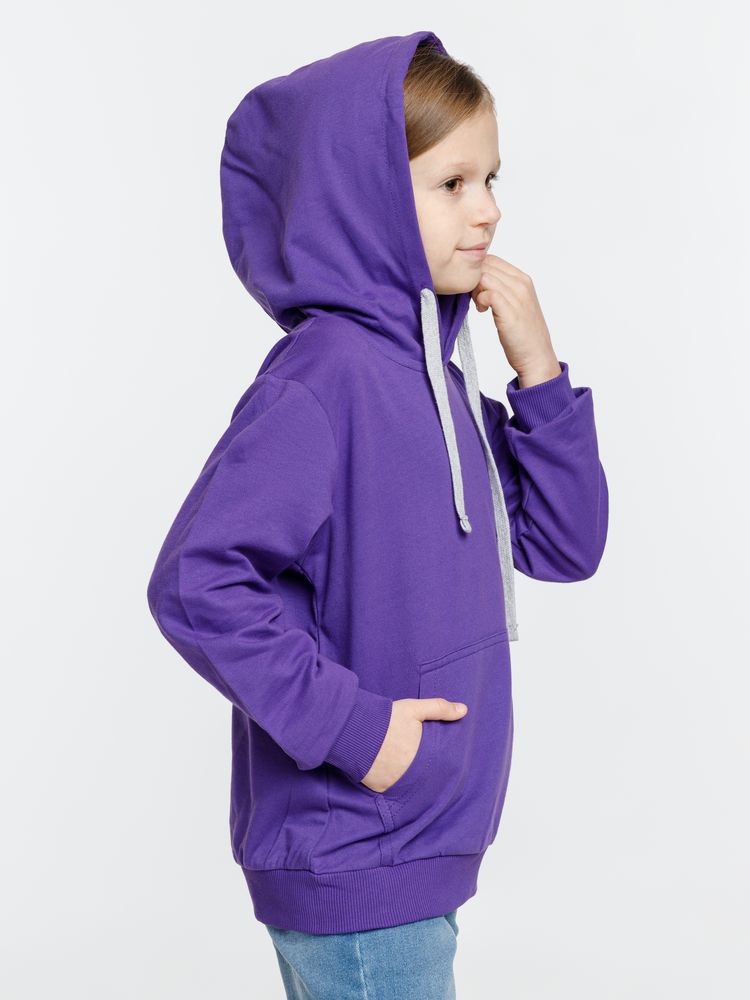 Толстовка с капюшоном детская Kirenga Kids, фиолетовая - купить оптом