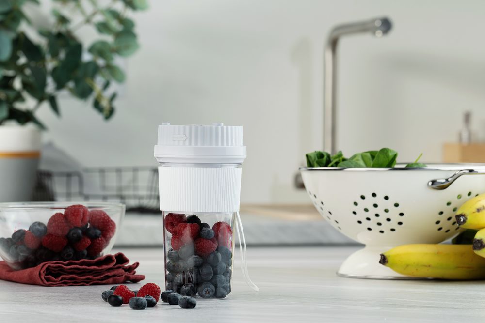 Портативный блендер Smoothberry, белый - купить оптом