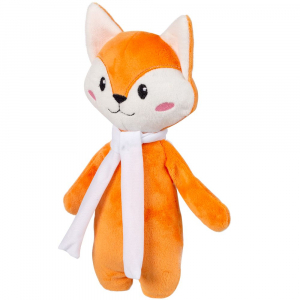 Мягкая игрушка Beastie Toys, лисенок с белым шарфом - купить оптом