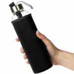 Бутылка для воды Sleeve Ace, черная, фото 4