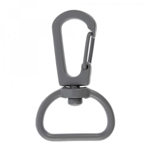 Застежка-карабин Snap Hook, M, серая - купить оптом