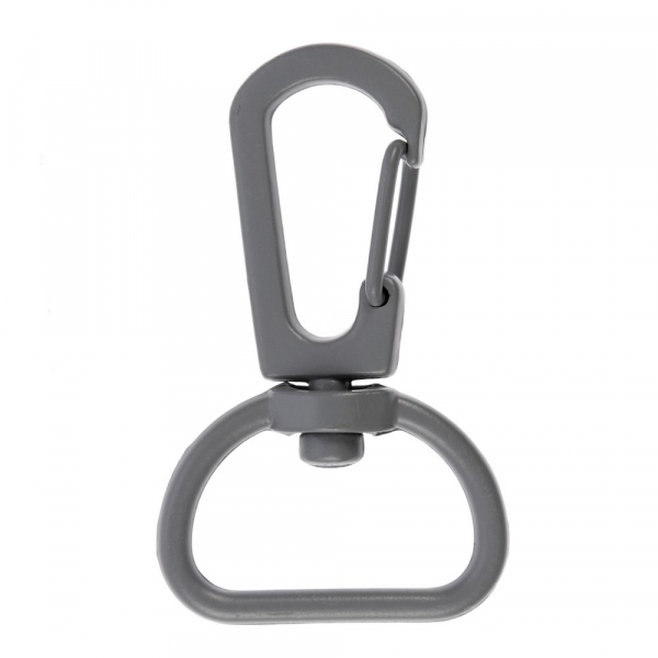 Застежка-карабин Snap Hook, M, серая - купить оптом