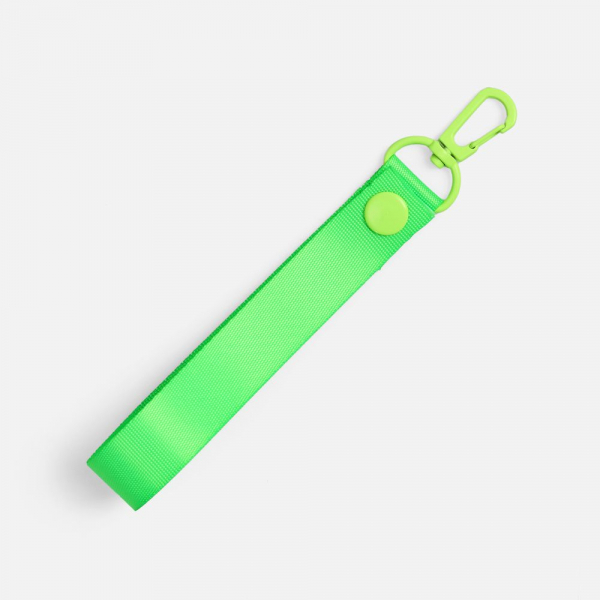 Застежка-карабин Snap Hook, M, желтый неон - купить оптом