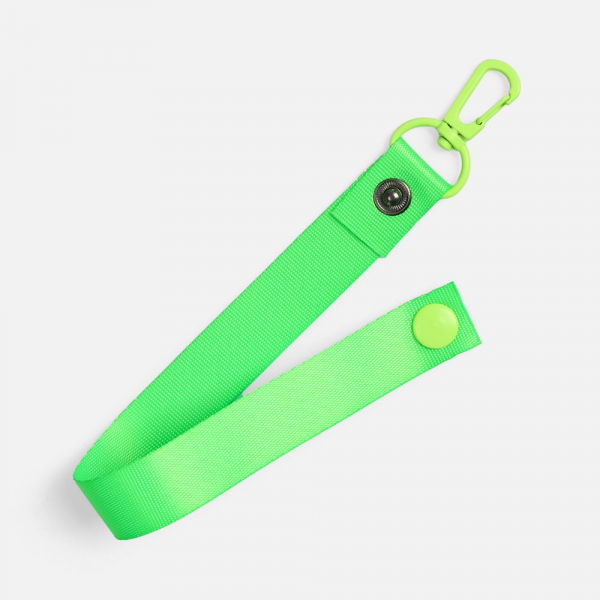 Застежка-карабин Snap Hook, M, желтый неон - купить оптом