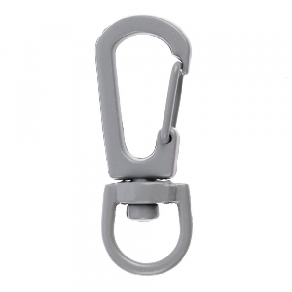 Застежка-карабин Snap Hook, S, серая - купить оптом