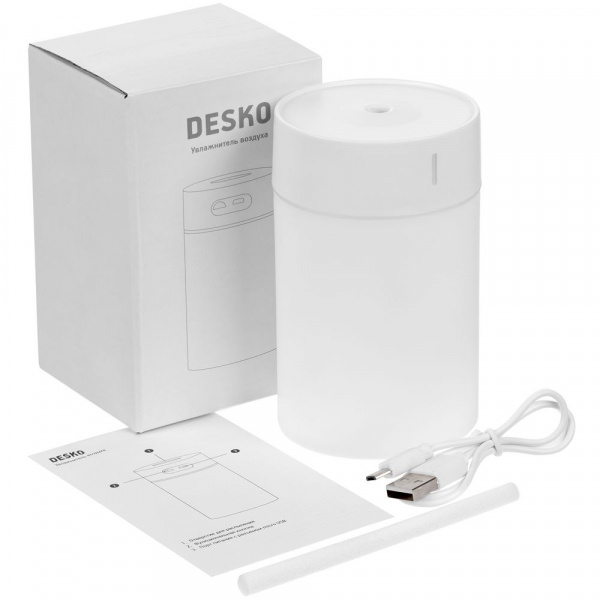 Настольный увлажнитель Desko, белый - купить оптом