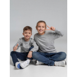 Свитшот детский Toima Kids 2.0, серый меланж, фото 10