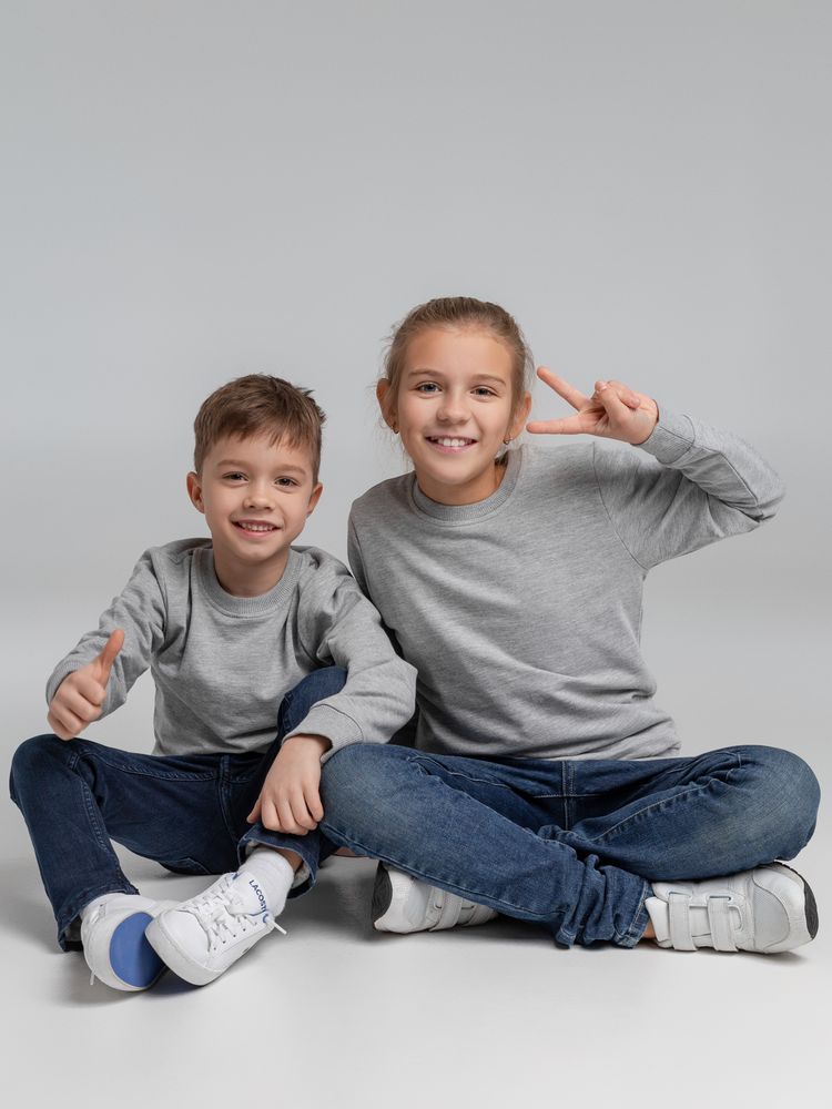 Свитшот детский Toima Kids 2.0, серый меланж - купить оптом