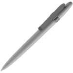 Ручка шариковая Prodir DS5 TSM Metal Clip, синяя с серым - купить оптом
