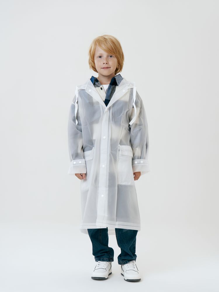 Дождевик детский RainDrop Kids, белый - купить оптом