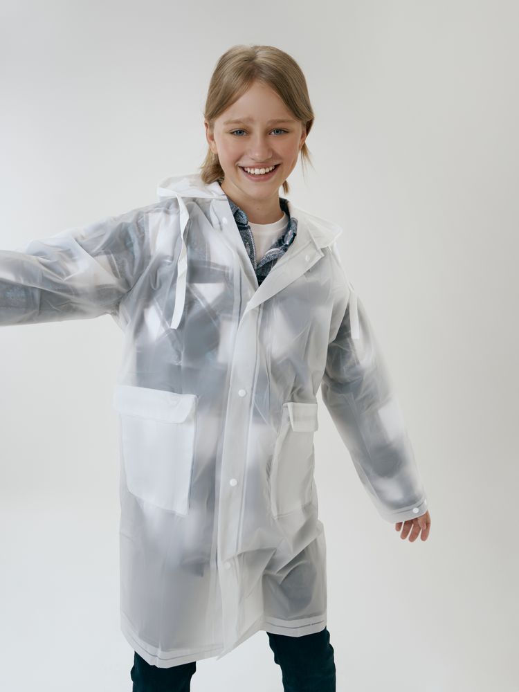 Дождевик детский RainDrop Kids, белый - купить оптом