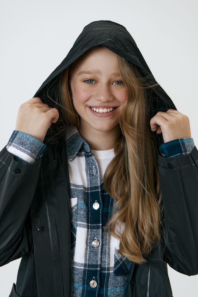 Дождевик детский RainDrop Kids, черный - купить оптом
