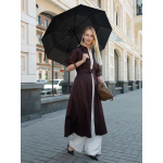 Складной зонт Dome Double с двойным куполом, черный, фото 4