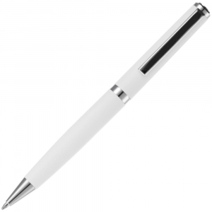 Ручка шариковая Inkish Chrome, белая - купить оптом