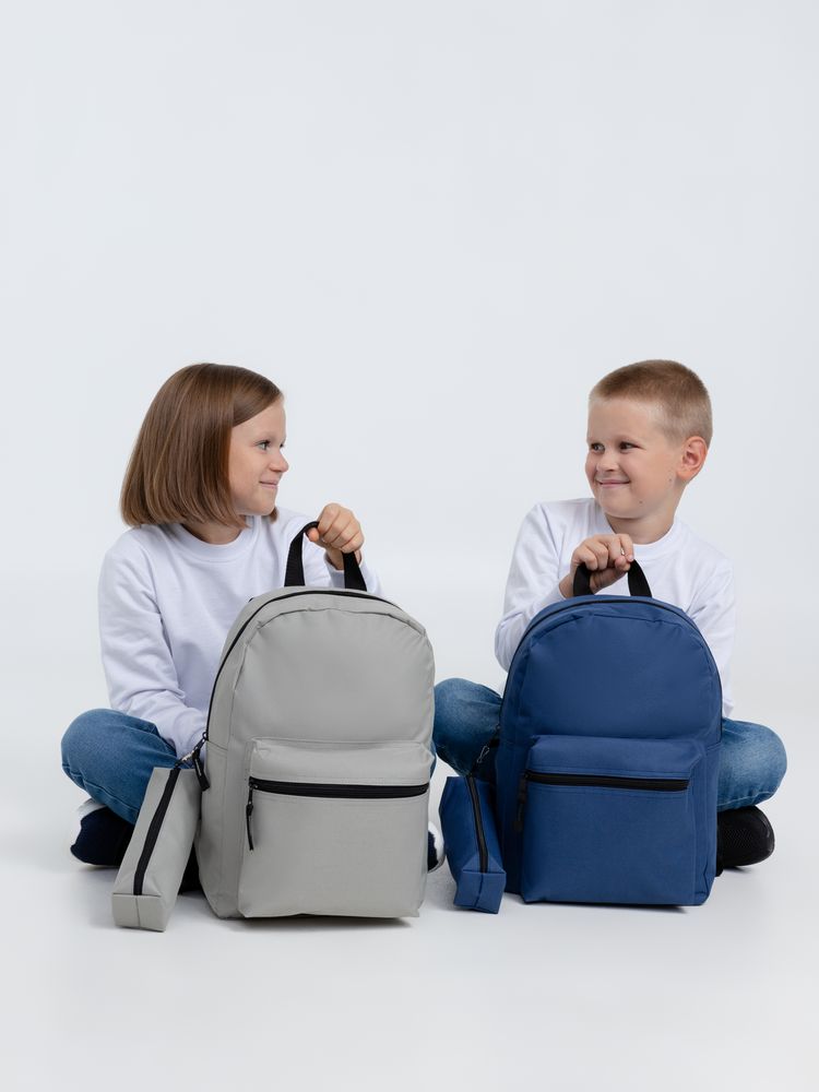 Детский рюкзак Base Kids с пеналом, темно-синий - купить оптом