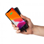 Аккумулятор с беспроводной зарядкой Holiday Maker Wireless, 10000 мАч, красный, фото 9