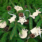 Деревянная подвеска Christmate, подарок, фото 4